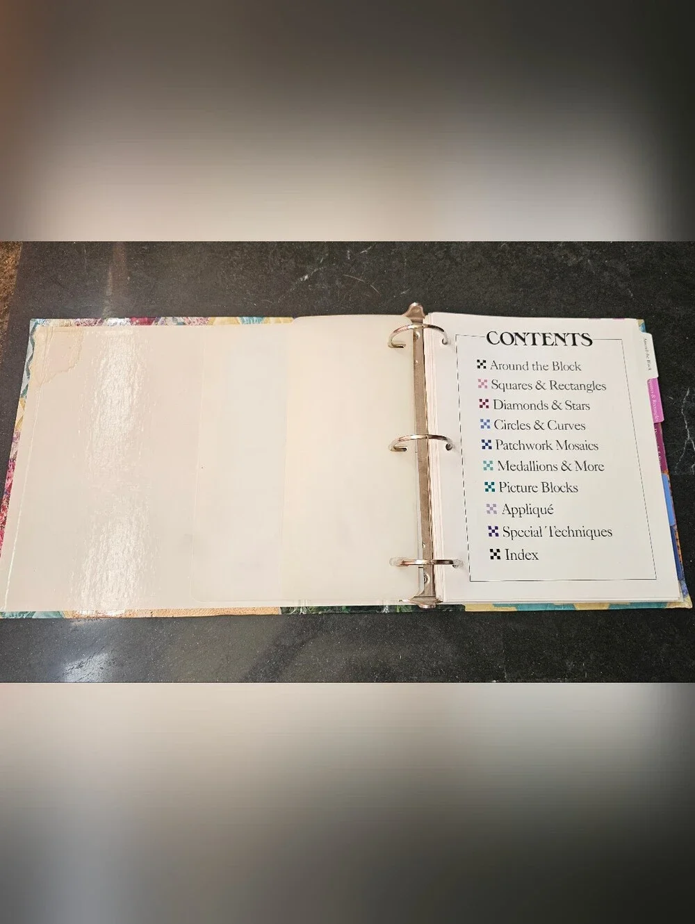 Vintage Best-Loved Quilt Patterns 3-Ring Binder Book (1991, Oxmoor House)